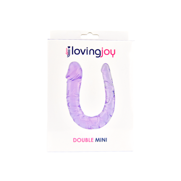 Loving Joy Double Mini Dildo Purple - Image 4