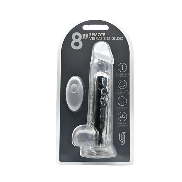 Loving Joy 8 Inch Remote Vibrating Dildo - Image 10