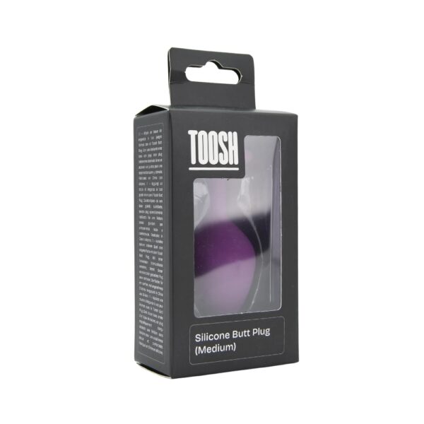 Toosh Purple Silicone Butt Plug Medium - Image 9