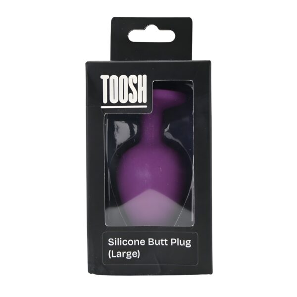 Toosh Purple Silicone Butt Plug Large - Image 7