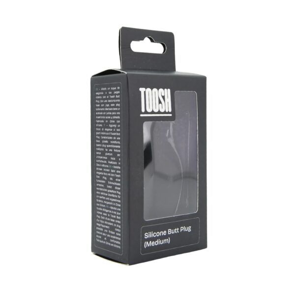 Toosh Black Silicone Butt Plug Medium - Image 9