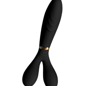 Unisex Hollow Strap-On 6 Inch Black