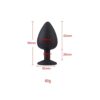 Toosh Black Silicone Butt Plug Large