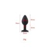 Toosh Black Silicone Butt Plug Small
