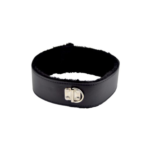 bound-to-please-furry-collar-with-leash-black-4 Bound to Please Furry Collar with Leash Black