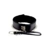 bound-to-please-furry-collar-with-leash-black-5 Bound to Please Furry Collar with Leash Black