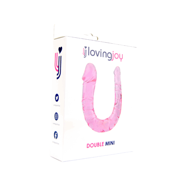 loving-joy-double-mini-dildo-pink-pkg-1 Loving Joy Double Mini Dildo Pink