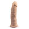SilexD 9 inch Realistic Girthy Silicone Dual Density Dildo with Suction Cup