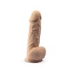 SilexD 8.5 inch Realistic Silicone Dual Density Girthy Dildo with Suction Cup with Balls