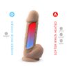 SilexD 8.5 inch Realistic Silicone Dual Density Girthy Dildo with Suction Cup with Balls