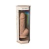 SilexD 8.5 inch Realistic Silicone Dual Density Girthy Dildo with Suction Cup with Balls