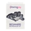 Loving Joy Beginner's Bondage Kit Black (8 Piece)