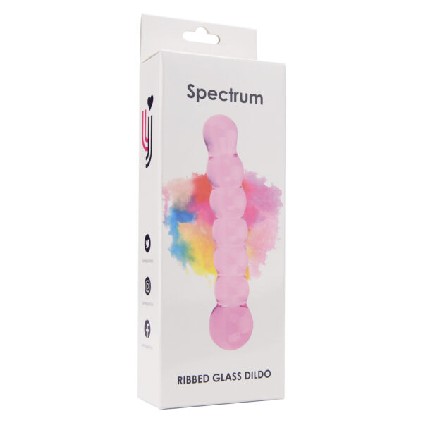 n11032-spectrum-ribbed-glass-dildo-new-2-pkg Spectrum Ribbed Glass Dildo