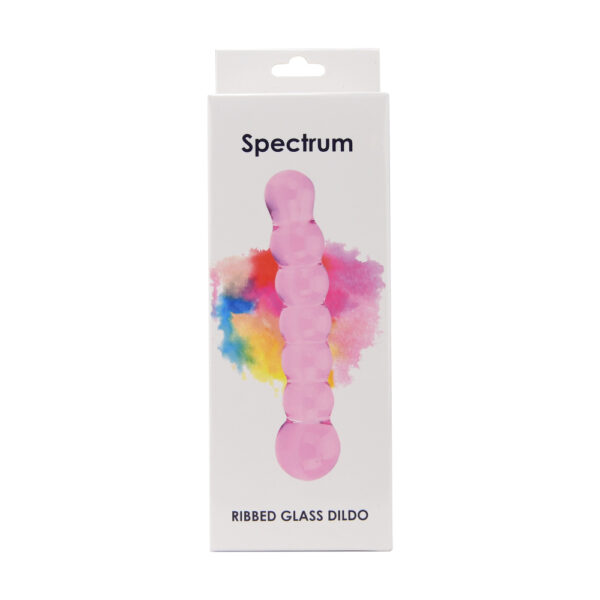 n11032-spectrum-ribbed-glass-dildo-new-pkg Spectrum Ribbed Glass Dildo