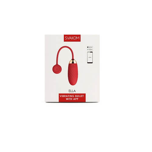 n11046-svakom-ella-red-5 Svakom Ella APP Controlled Silicone Vibrating Egg Red