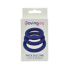 Loving Joy Thick Silicone Cock Rings 3 Pack