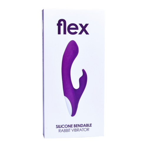 n11135-loving-joy-flex-silicone-bendable-rabbit-vibrator-pkg Loving Joy FLEX Silicone Bendable Rabbit Vibrator