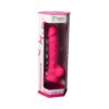 SilexD 7 inch Realistic Silicone Dual Density Dildo with Suction Cup and Balls Pink