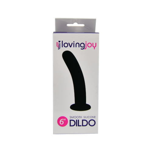 n11511-loving-joy-smooth-silicone-dildo-6-inch-pkg Loving Joy Smooth Silicone Dildo 6 Inch
