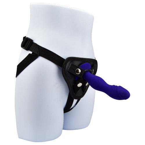 n11536-loving-joy-6-inch-silicone-dildo-with-suction-cup-purple-6 Loving Joy 6 Inch Silicone Dildo with Suction Cup Midnight Blue