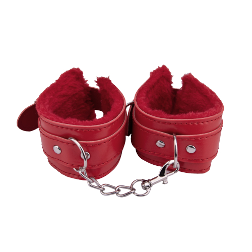 n11588-loving-joy-beginner-s-bondage-kit-red-8-piece-wrist-cuffs Loving Joy Beginner's Bondage Kit Red (8 Piece)