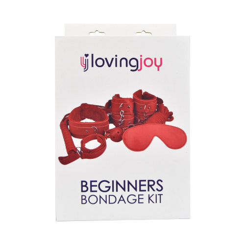 n11588-loving-joy-beginners-bondage-kit-red-8-piece-pkg Loving Joy Beginner's Bondage Kit Red (8 Piece)