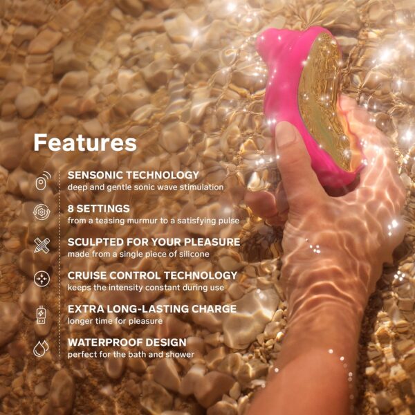 LELO SONA Cruise Clitoral Massager Cerise