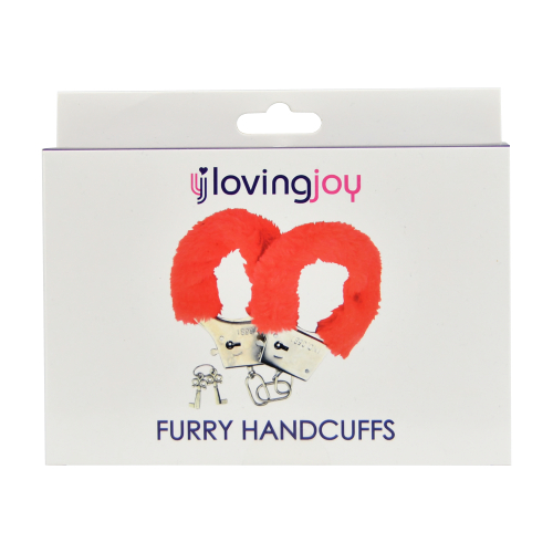 n11712loving-joy-furry-handcuffs-red-pkg Loving Joy Furry Handcuffs Red
