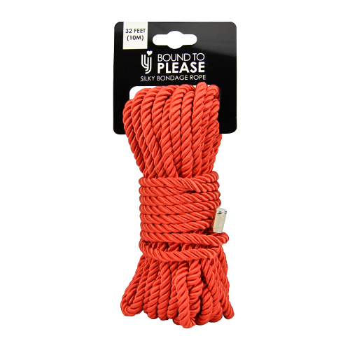 n11715-bound-to-please-silky-bondage-rope-red-10m-pkg Bound to Please Silky Bondage Rope 10m Red