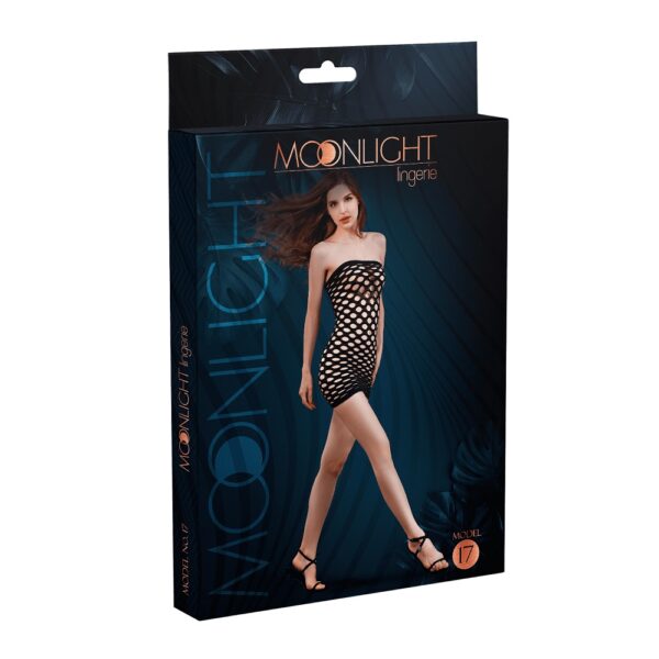 n11793-moonlight-black-strapless-mesh-dress-os-3 Moonlight Black Strapless Mesh Dress One Size