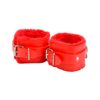 n11933-bound-to-please-furry-plush-wrist-cuffs-red-3 Bound to Please Furry Plush Wrist Cuffs Red