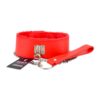 n11935-bound-to-please-furry-collar-with-leash-red Bound to Please Furry Collar with Leash Red