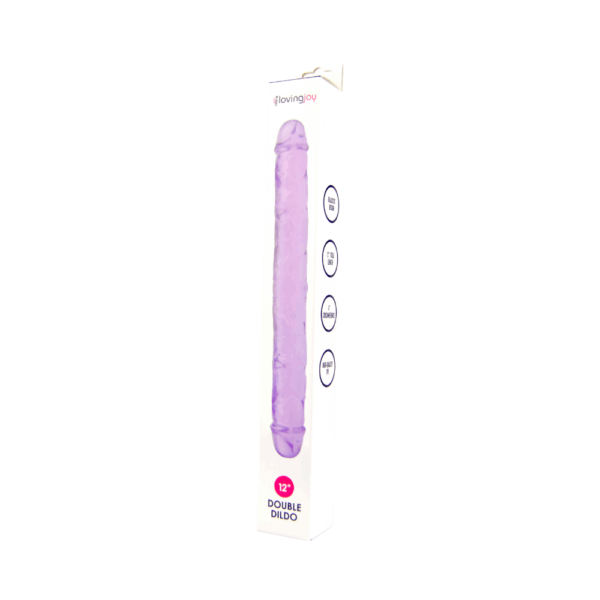 n11950-loving-joy-12-inch-double-dildo-purple-lying-down-boxed-3 Loving Joy 12 Inch Double Dildo Purple
