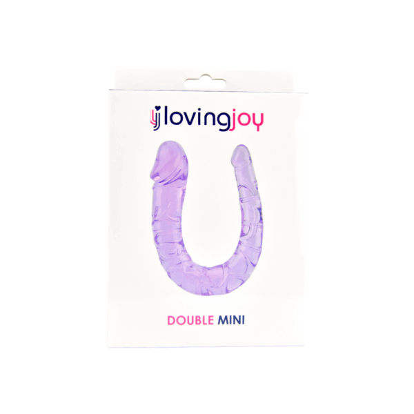 n11952-loving-joy-double-mini-dildo-purple-pkg Loving Joy Double Mini Dildo Purple