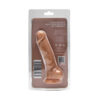 Loving Joy 7 Inch Realistic Silicone Dildo with Suction Cup and Balls Vanilla