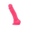 n12027-loving-joy-7-inch-realistic-dildo-with-suction-cup-and-balls-3-pink Loving Joy 7 Inch Realistic Silicone Dildo with Suction Cup and Balls Pink