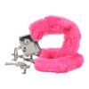 Bound to Play. Heavy Duty Furry Handcuffs Pink