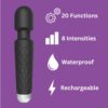 n12165-loving-joy-20-function-wand-vibrator-black-info Loving Joy 20 Function Wand Vibrator Black