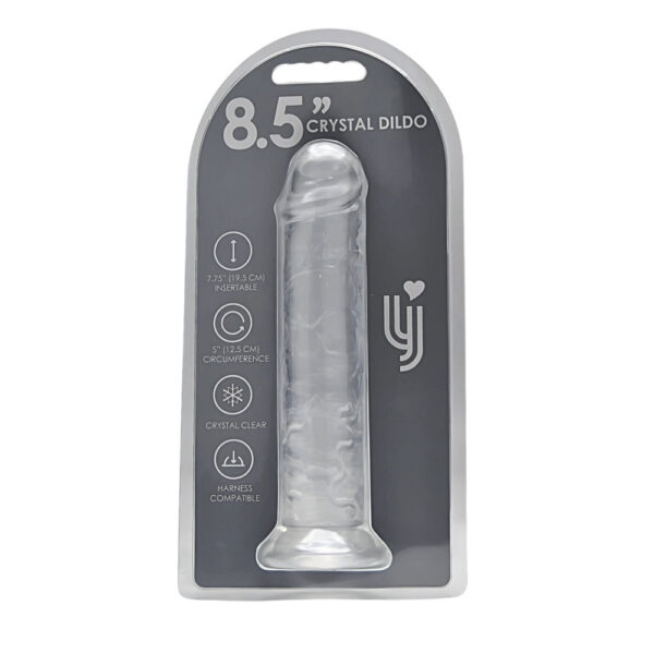 n12184-loving-joy-8-5-inch-suction-cup-dildo-clear-new-pkg Loving Joy 8.5 Inch Suction Cup Dildo Clear