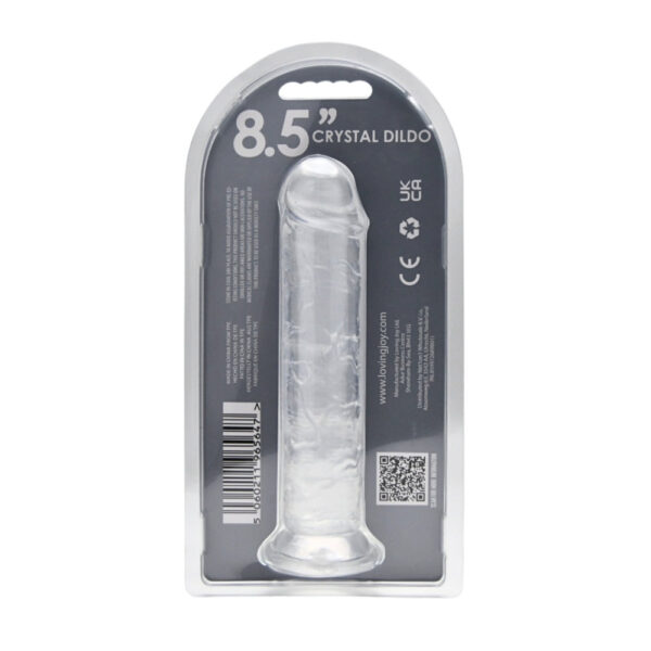 n12184-loving-joy-8-5-inch-suction-cup-dildo-clear-new-pkg-bk Loving Joy 8.5 Inch Suction Cup Dildo Clear