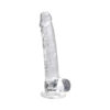 Loving Joy 11 Inch Dildo with Balls Clear