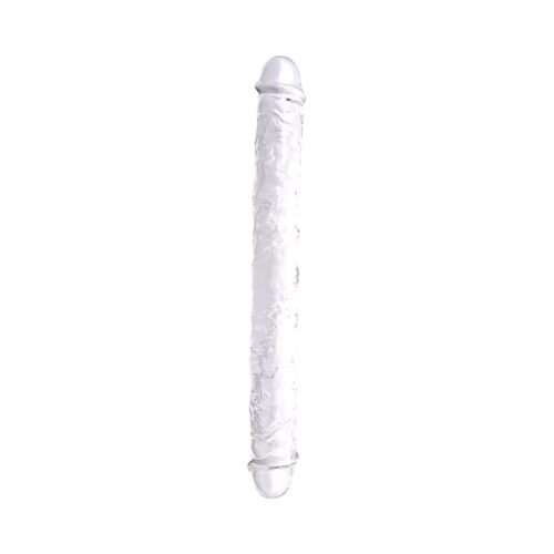 n12190-loving-joy-15-inch-double-ended-dildo-clear-3 Loving Joy 15 Inch Double Ended Dildo Clear