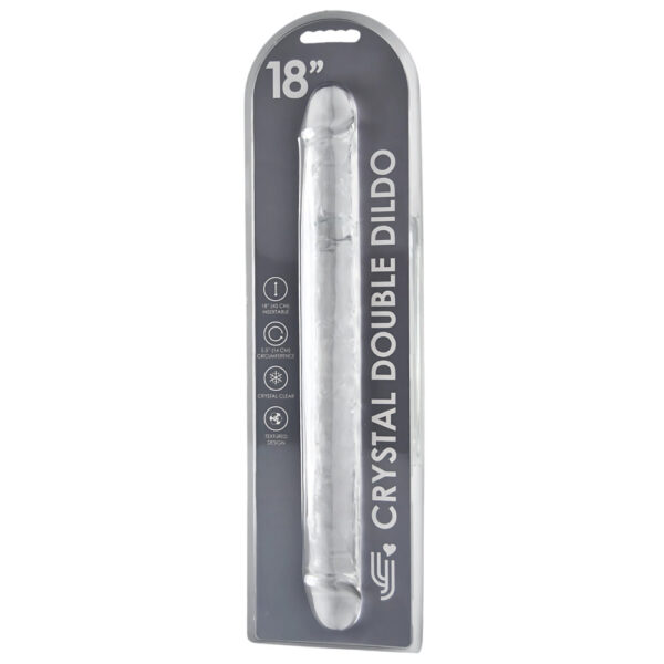 n12191-loving-joy-18-inch-double-ended-dildo-clear-new-pkg Loving Joy 18 Inch Double Ended Dildo Clear