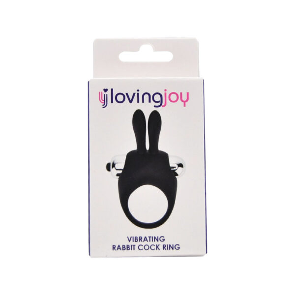 n12193-loving-joy-silicone-vibrating-rabbit-cock-ring-pkg Loving Joy Silicone Vibrating Rabbit Cock Ring