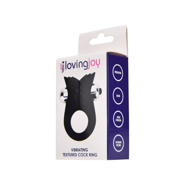 n12194-loving-joy-silicone-vibrating-textured-cock-ring-2-pkg Loving Joy Silicone Vibrating Textured Cock Ring