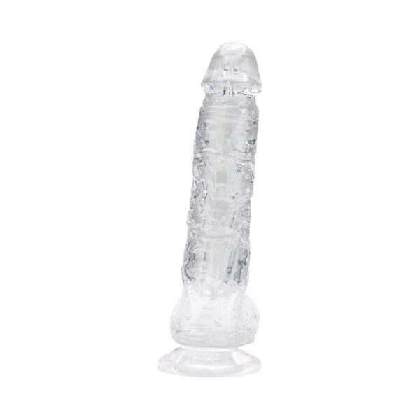 n12201-loving-joy-6-inch-dildo-with-balls-clear-5 Loving Joy 6 Inch Dildo with Balls Clear