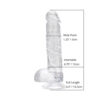 n12201-loving-joy-6-inch-dildo-with-balls-clear-sizing Loving Joy 6 Inch Dildo with Balls Clear