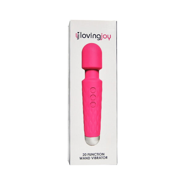 Loving Joy 20 Function Wand Vibrator Pink