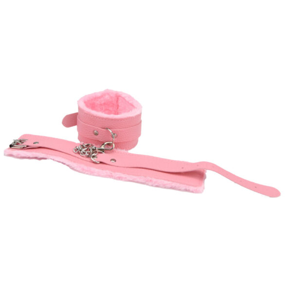 n12281-bound-to-play-beginners-bondage-kit-pink-8-piece-ankle-cuffs Bound to Play Beginner's Bondage Kit Pink (8 Piece)