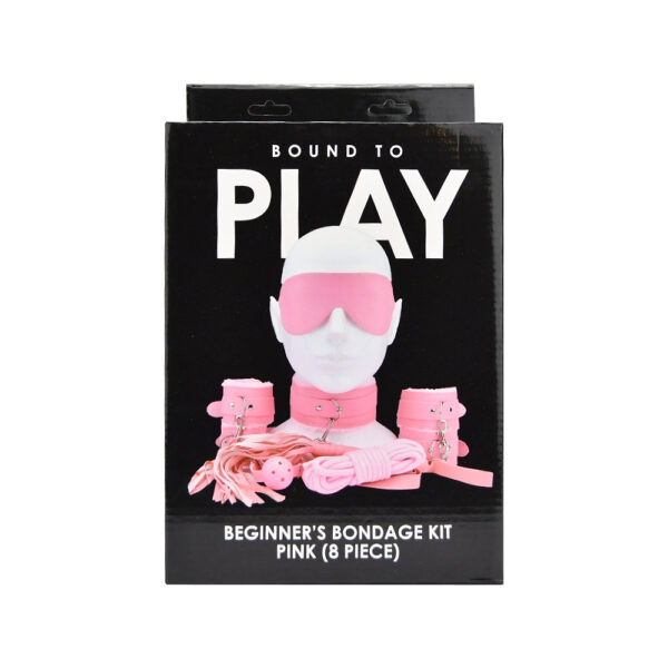n12281-bound-to-play-beginners-bondage-kit-pink-8-piece-pkg Bound to Play Beginner's Bondage Kit Pink (8 Piece)